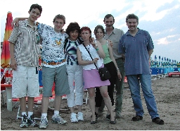 Sophie, Gula, Isbelle, Fran&ccedil;ois, Marat et Raymond